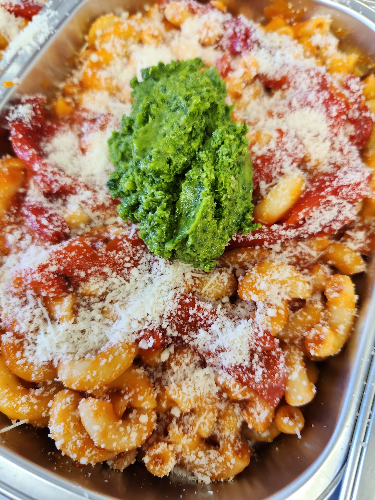 Baked Pasta w/ Red Peppers & Pesto (1 lb)-FROZEN