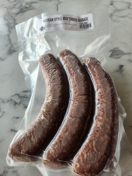 Mexican Style Chorizo Beef Sausage (3 pack)