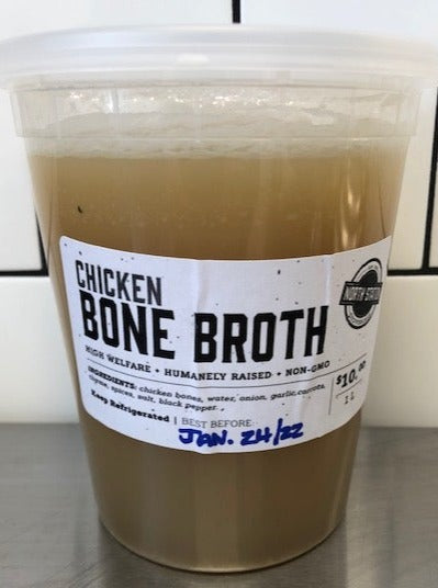 Chicken Bone Broth (1L) - Pre-Order Christmas