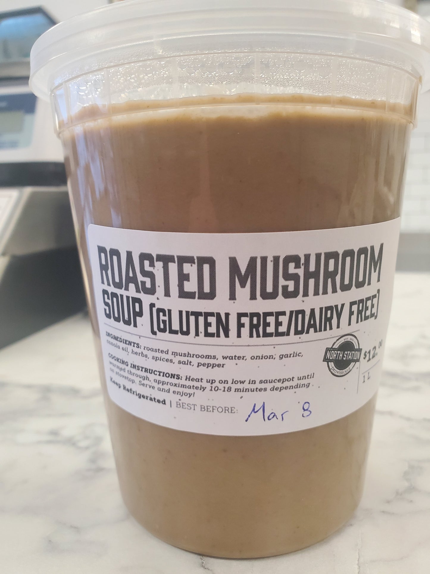 Roasted Mushroom Soup (1 L)